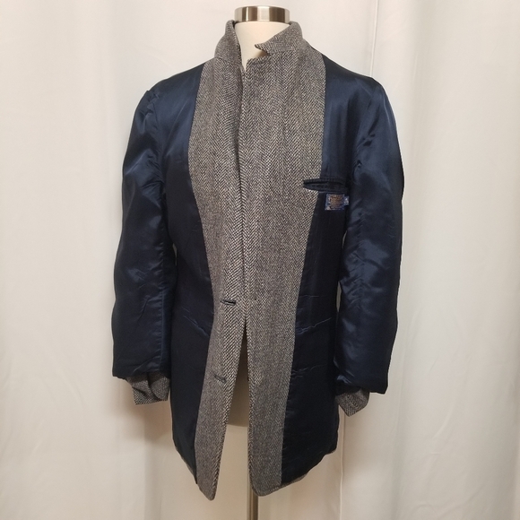 Vintage 60s Pendleton 100%Virgin Wool Blazer Tweed Sz 40 Long - Picture 7 of 10